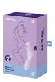 Подвійний вібратор із вакуумною стимуляцією Satisfyer Curvy Trinity 2 violet