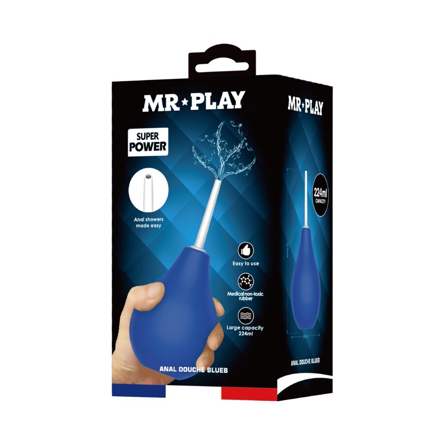 Анальный душ MR PLAY - Anal Douche BLUEB (224 ml), QX-004MR