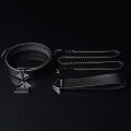 Поводок с ошейником LOCKINK Tied Collar with Leash Set - Black