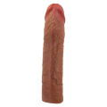Подовжуюча насадка презерватив Pretty Love - Chelsea 8,9" Brown, BI-026272-1