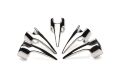 Набір кілець з кігтями Master Series Five-Piece Sensation Claw Rings - Silver