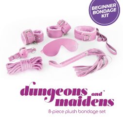 Комплект для БДСМ CRUSHIOUS Dungeons & Maidens рожевий, 8 предметів