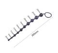 Анальные бусы Jelly Anal Beads Black, SKN-ANL033 Black