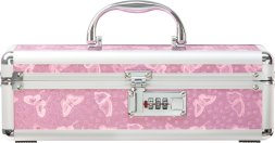 Кейс для хранения секс-игрушек Powerbullet - Lockable Vibrator Case Pink с кодовым замком