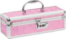 Кейс для хранения секс-игрушек Powerbullet - Lockable Vibrator Case Pink с кодовым замком