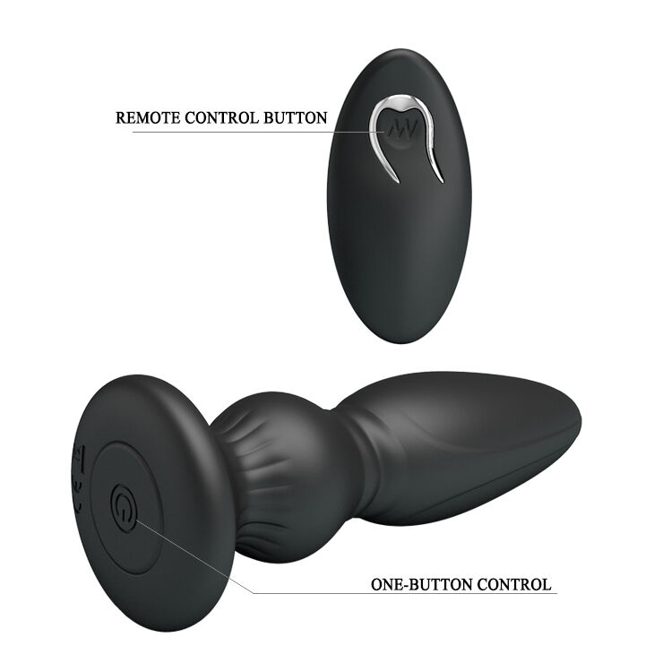 Анальна пробка - Mr.Play Powerful Vibrating Anal Plug