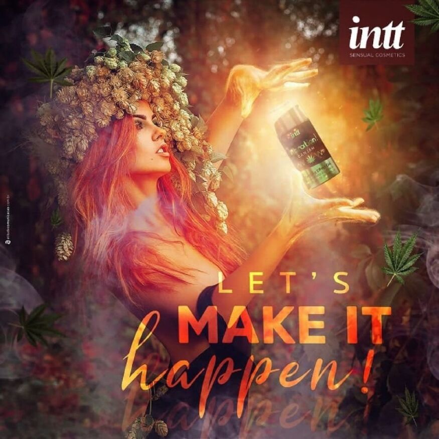 Жидкий вибратор для двоих Intt Vibration Ganjah 15 мл