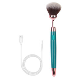 Вибромассажер "Cosmetic pen", 10 режимов вибрации, цвет зелёный