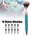 Вибромассажер "Cosmetic pen", 10 режимов вибрации, цвет зелёный
