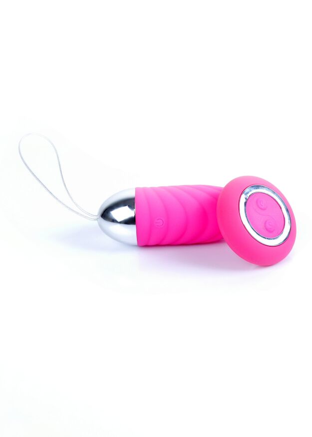 Виброяйцо с пультом ДУ - Remoted controller egg 0.2 USB Pink, BS2600106