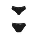 Трусики-слипы из хлопка с эластаном PS004 PANTIES black L - Passion