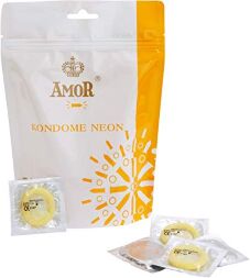 Презервативи люмінесцентні (світяться у темряві) - Amor Neon, 50 шт.