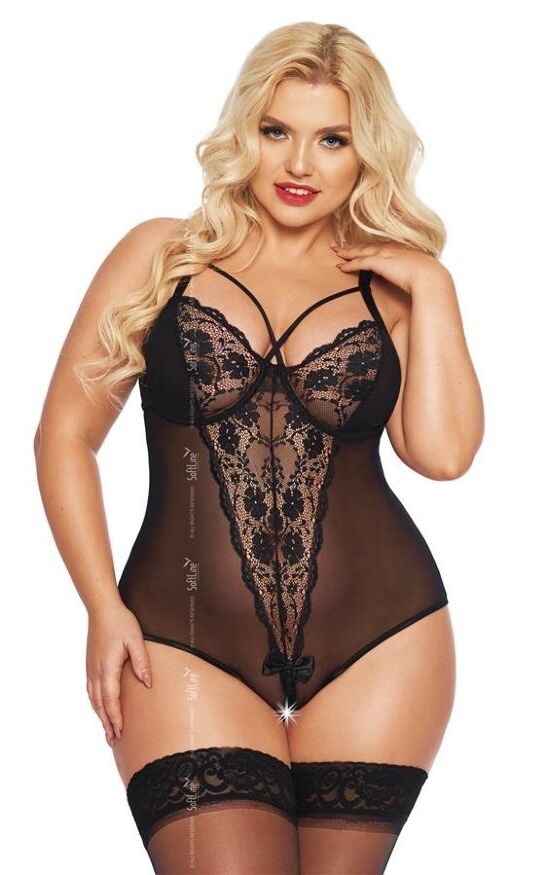 Боді - Amanda, black - XL