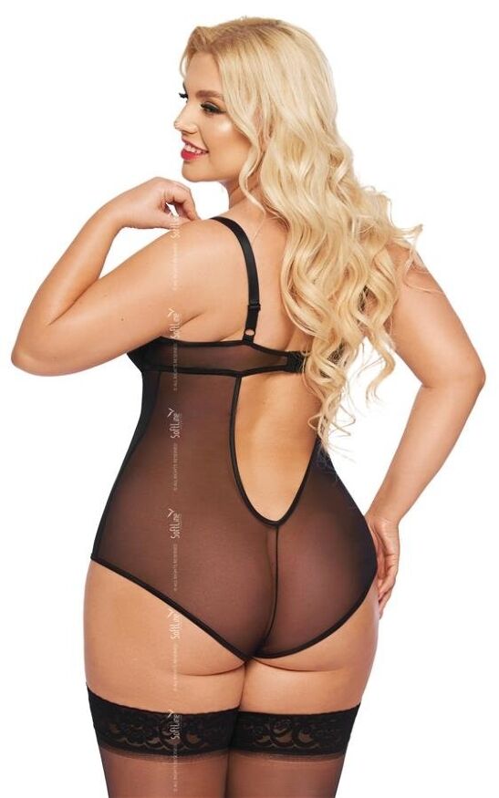 Боді - Amanda, black - XL