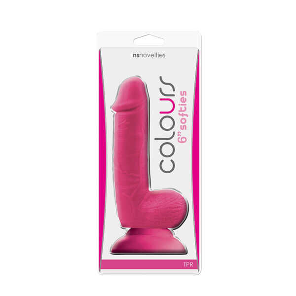 Фалоимитатор COLOURS SOFTIES 6INCH DILDO PINK