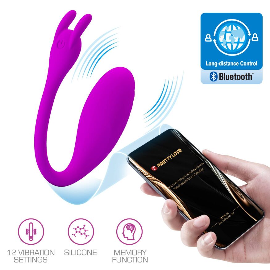 Виброяйцо управляемое смартфоном Pretty Love - Catalina 12 vibration functions Mobile APP, BI-014935HP