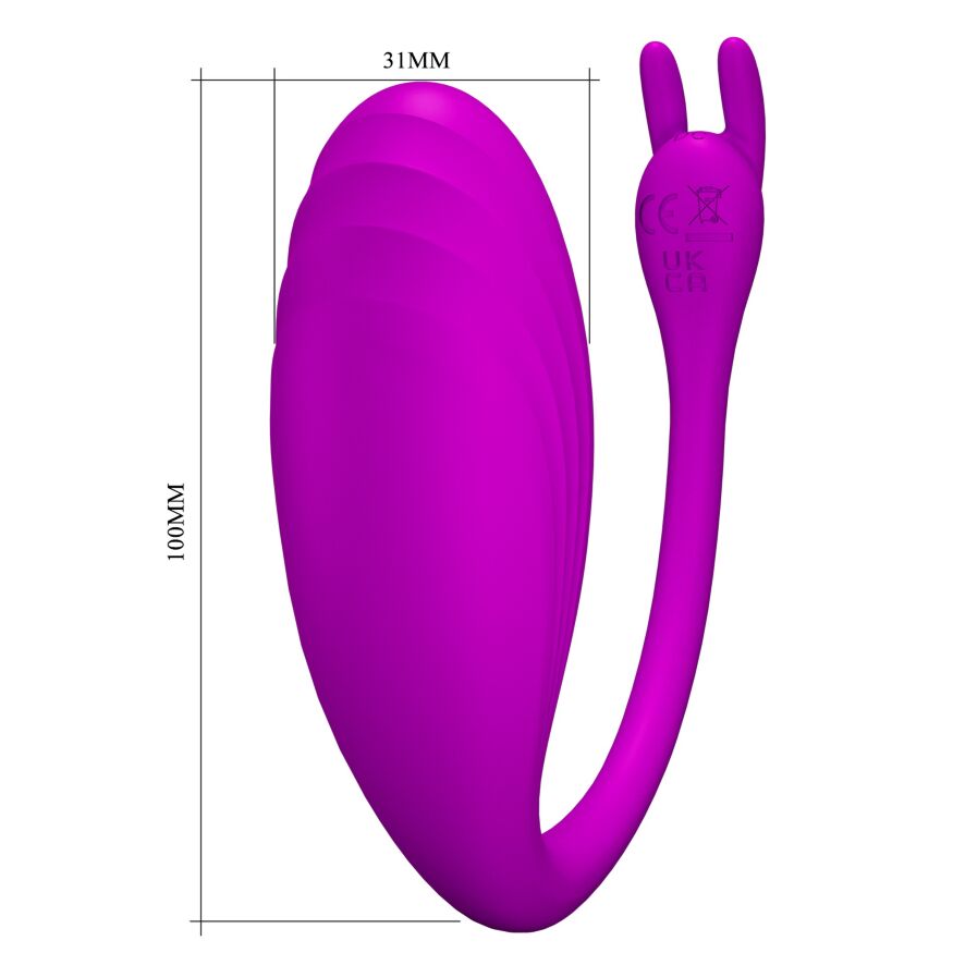 Виброяйцо управляемое смартфоном Pretty Love - Catalina 12 vibration functions Mobile APP, BI-014935HP