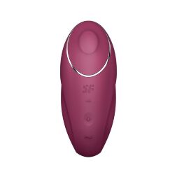 Елегантний кліторальний вібратор з пульсацією - Satisfyer Tap & Climax 1 Red