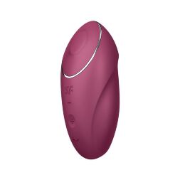 Елегантний кліторальний вібратор з пульсацією - Satisfyer Tap & Climax 1 Red