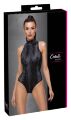 Спокусливе боді приталеного крою з ефектом другої шкіри 2643111 Cottelli Collection Body Snake - black - XL