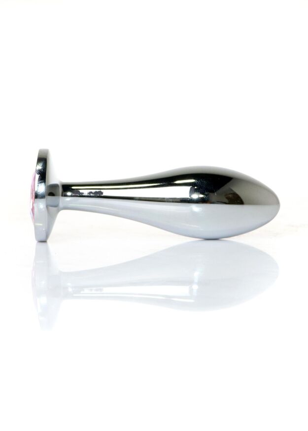 Анальна пробка - Jewellery Silver Plug M Pink