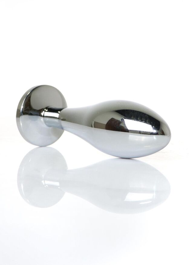 Анальна пробка - Jewellery Silver Plug M Pink