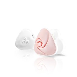 Вибратор перезаряжаемый для клитора Mystim Heart´s Desire White