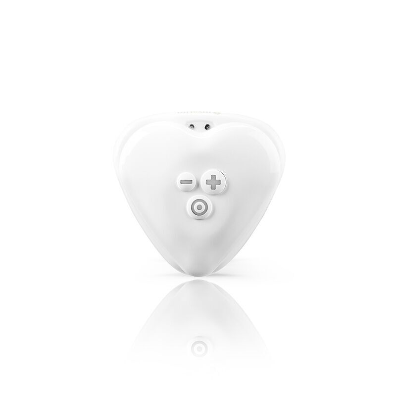 Вибратор перезаряжаемый для клитора Mystim Heart´s Desire White