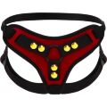Трусики для страпона с кольцевым креплением Taboom красно-черные, OS
