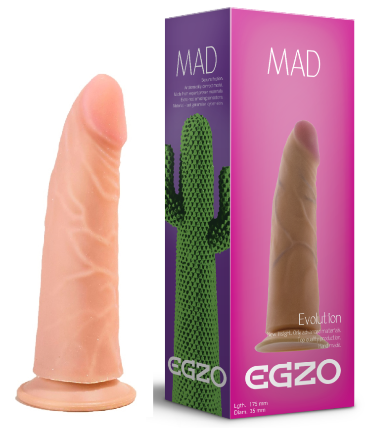 Фалоімітатор EGZO Ciberskin D003 (17,5 см х 3,5 см)