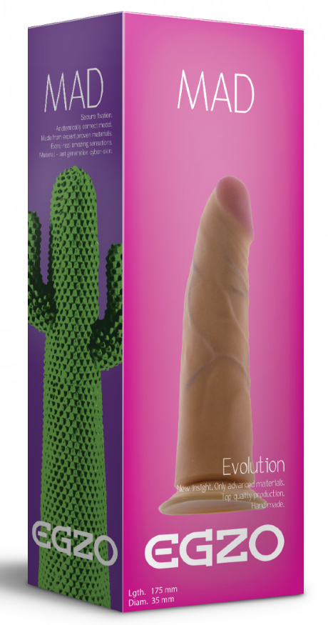Фалоімітатор EGZO Ciberskin D003 (17,5 см х 3,5 см)