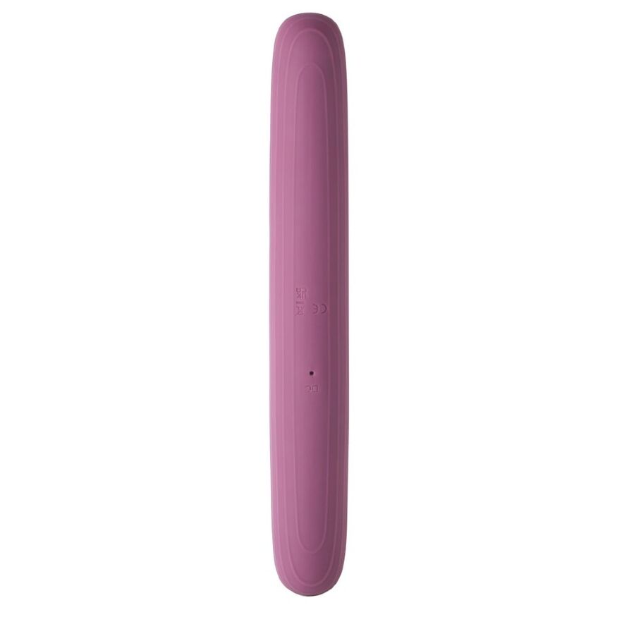 Вибратор двухсторонний Sweet Em Velvet Lure, 10 режимов вибрации, фиолетовый