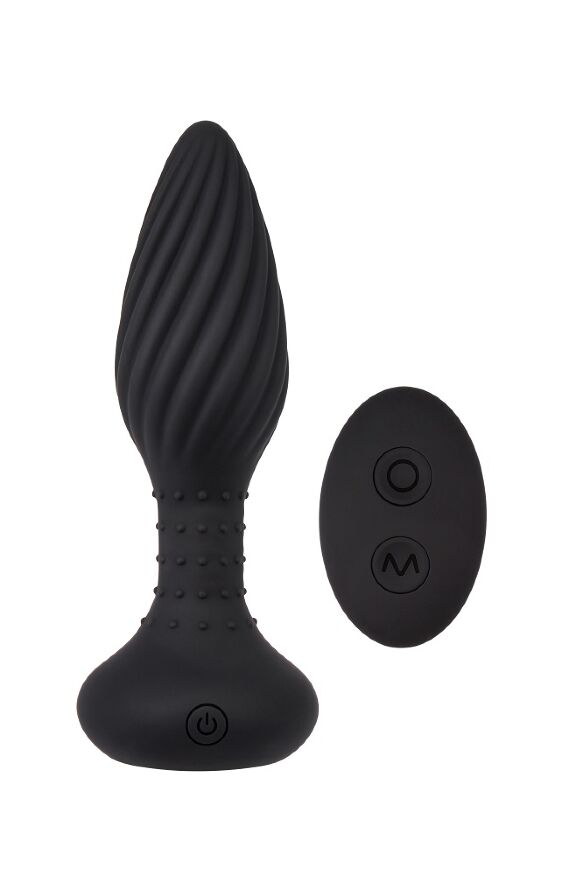 Анальный плаг с вибрацией CHISA Breakout Pro - Frisky Beaded, Black