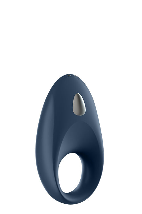 Ерекційне смарт-віброкільце Satisfyer Mighty One синє