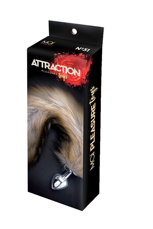 Анальная пробка Лисий Хвост MAI Attraction Toys №51 (мятая упаковка)