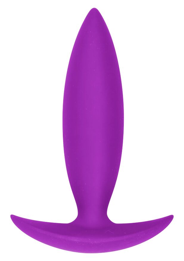 Анальная пробка Toy Joy Anal Play Bubble Butt Player Starter пурпурная, 10х2,5 см