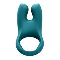 Эрекционное виброкольцо с двойной стимуляцией клитора Fun Factory NŌS CLASSIC Bottle Green, 2 мотора