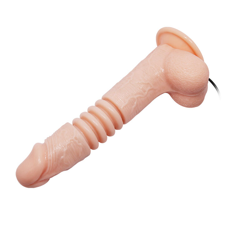 Вібратор на присосці - Thunder Up Vibrating Dildo Flesh