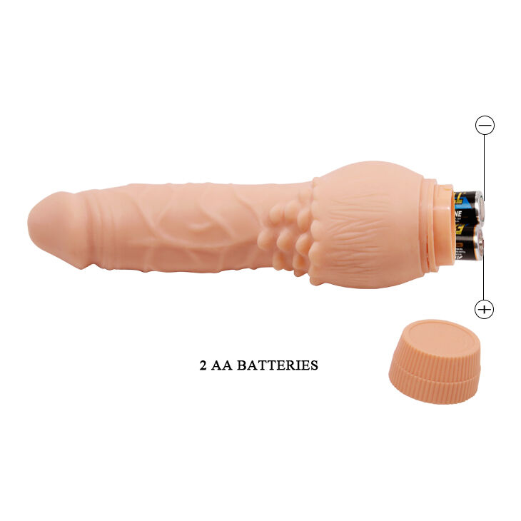 Вибратор с клиторальной стимуляцией - Barbara Clark Vibrator 7,6" Flesh