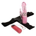Страпон з компʼютерним віброкроликом - Baile Ultra Harness Vibrating