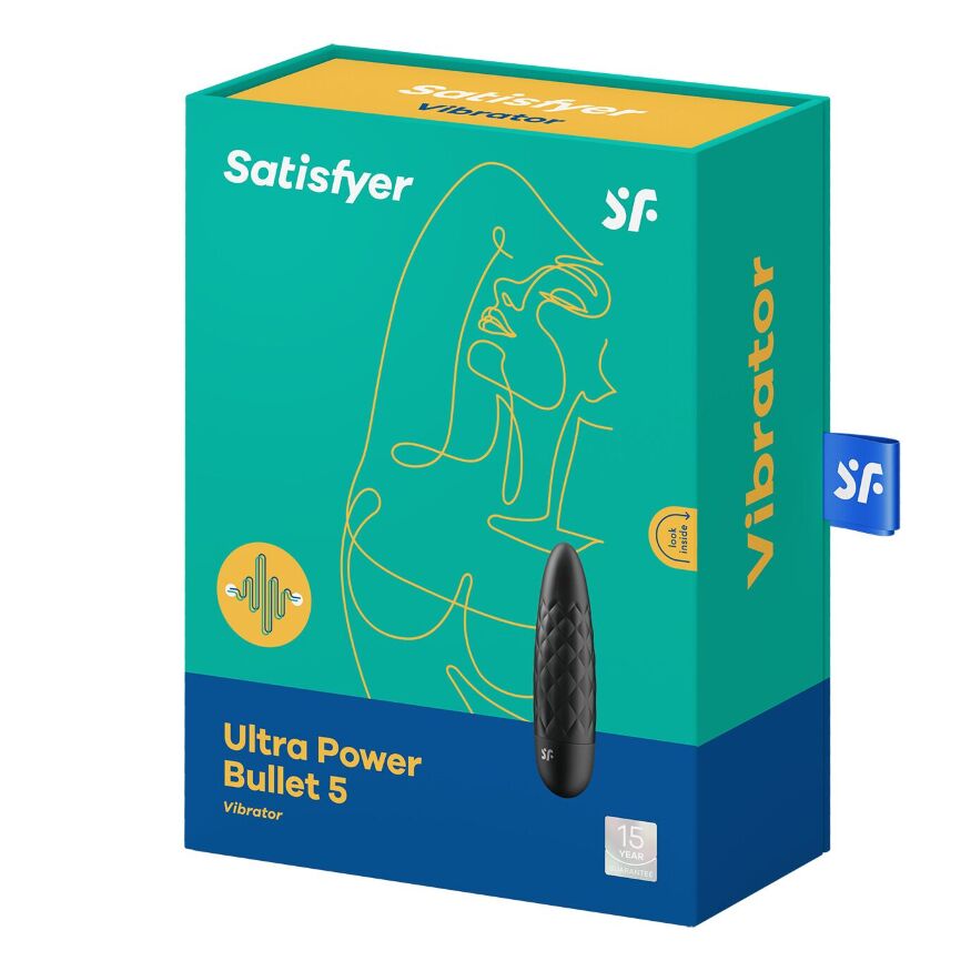 Вибратор для клитора Ultra Power Bullet 5 Black