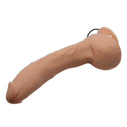 Вибратор-реалистик из гибкого гипоаллергенного материала Beautiful Encounter Jack Vibrator Flesh