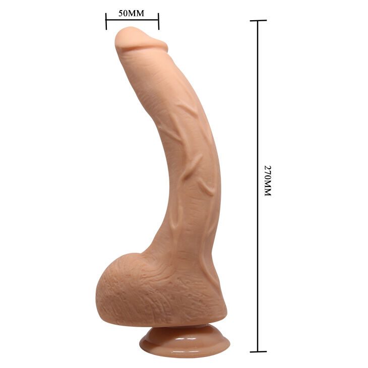 Вібратор-реалістик з гнучкого гіпоалергенного матеріалу Beautiful Encounter Jack Vibrator Flesh