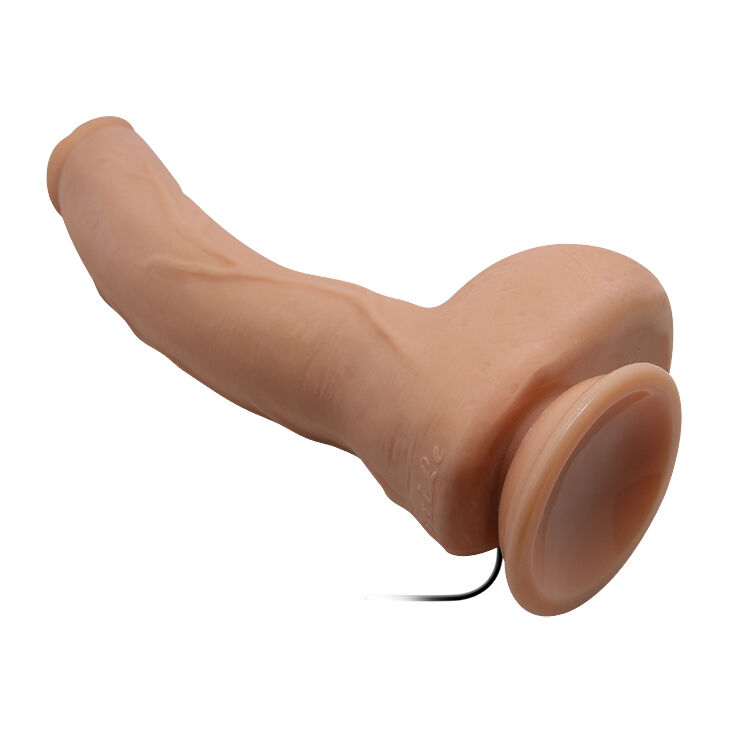 Вібратор-реалістик з гнучкого гіпоалергенного матеріалу Beautiful Encounter Jack Vibrator Flesh
