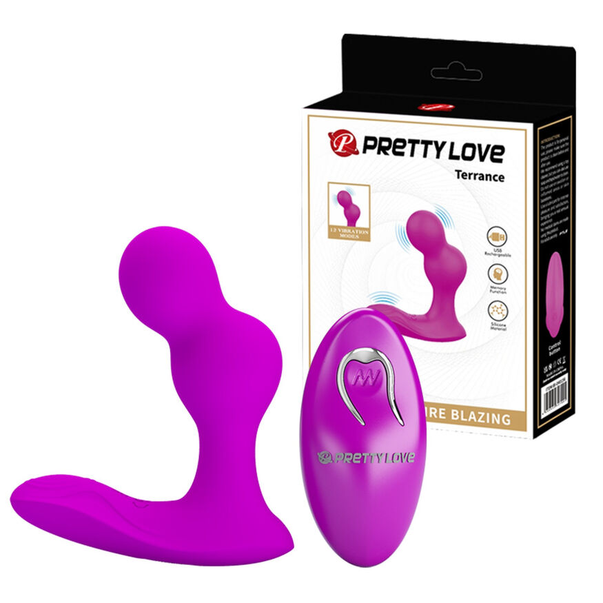 Вибромассажер простаты с функцией памяти Pretty Love - Terrance, BI-040156W