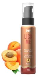 Съедобный гель со вкусом персика Intt Lick Me Peach и согревающим эффектом, 50 мл