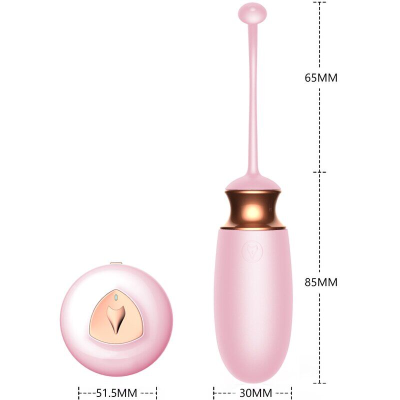 Виброяйцо с подогревом и пультом ДУ - Vibrating Silicone Love EGG USB, BS6300037