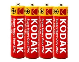 Батарейка солевая Kodak Super Heavy Duty R6 AA ( 4 шт )