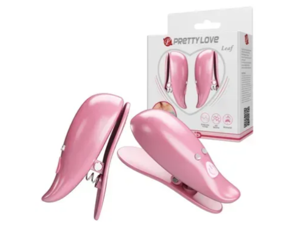 Вибростимуляторы для сосков Pretty Love - Leaf, 10 vibration functions