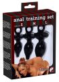 Набор из трех анальных пробок каплевидной формы разного размера Anal Training Set